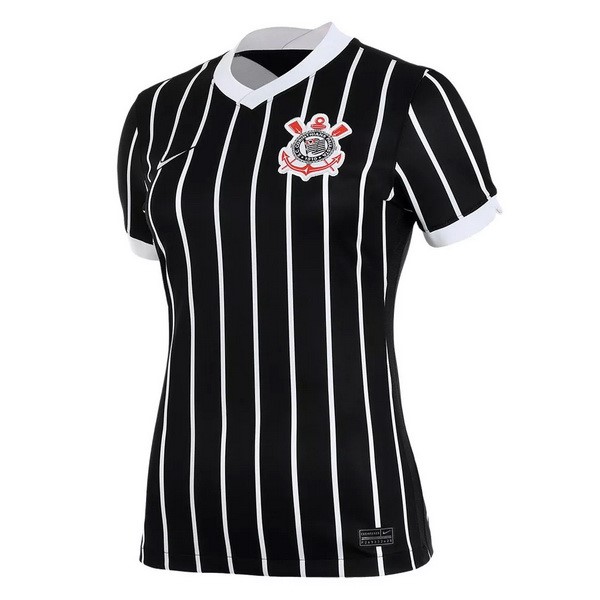 Camiseta Corinthians Paulista 2ª Kit Mujer 2020 2021 Negro